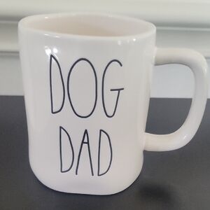 Dog Dad White Mug